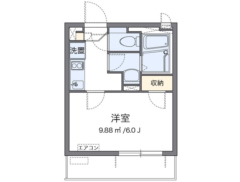 クレイノＳｅｎｓｕｉⅤ 間取り