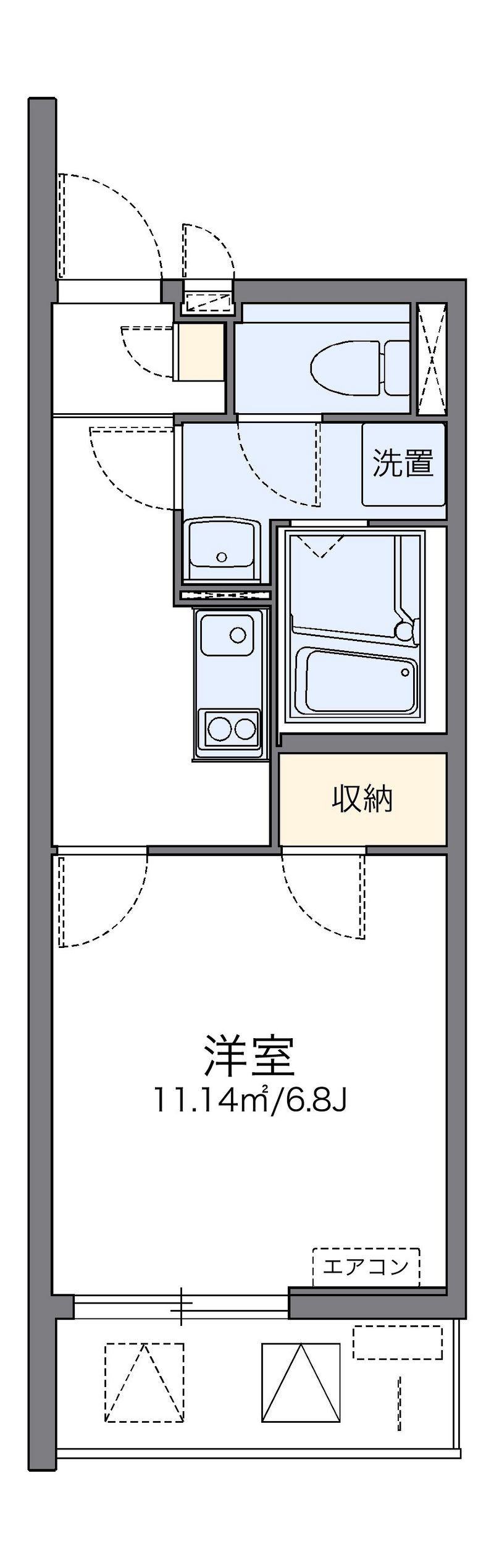 LEONEXT Angers Shinagawa 户型图