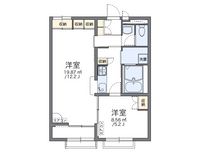レオパレスコンフォートヴィヴレ 間取り図