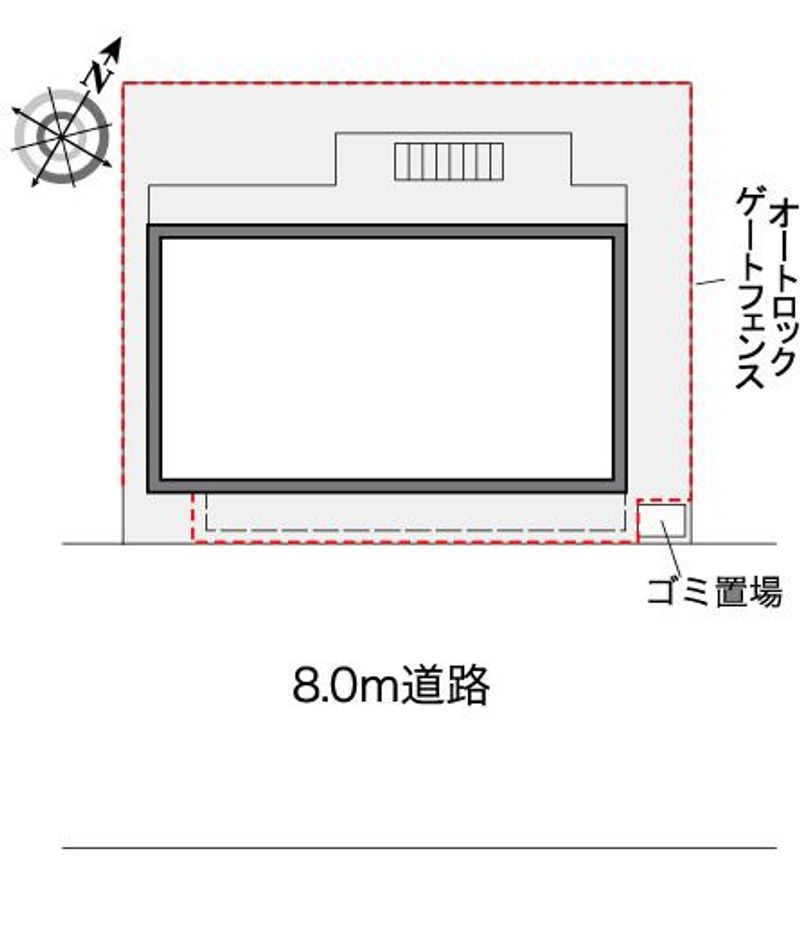 レオパレスマルコフォー 配置図