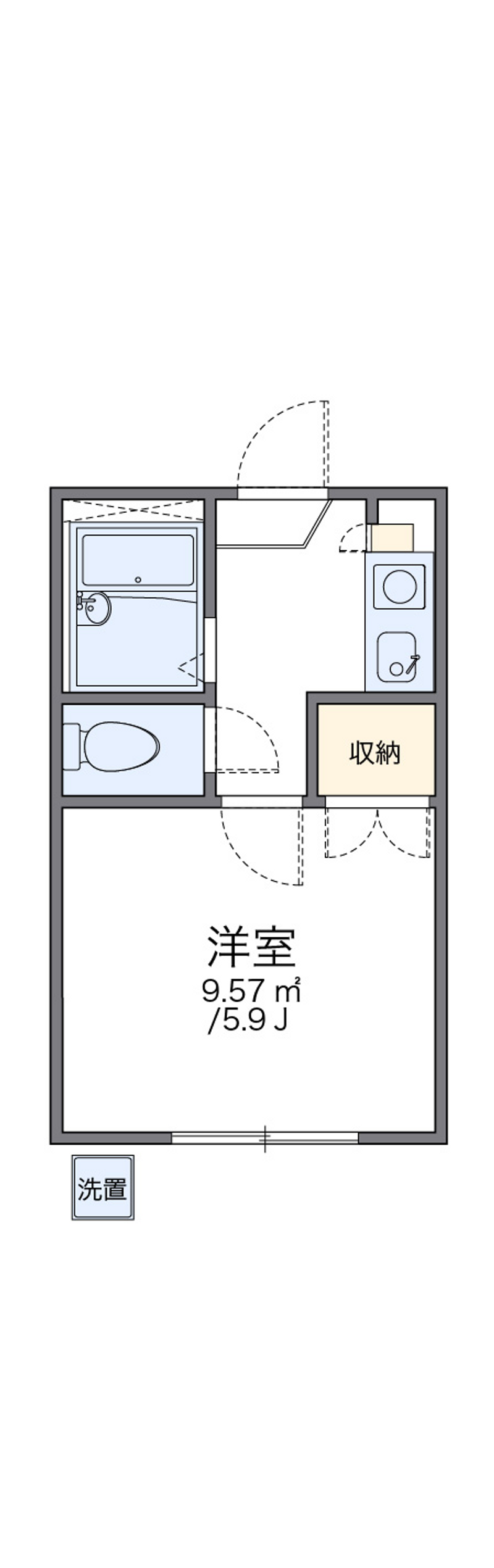 レオパレス中野第６ 間取り