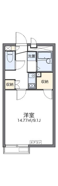 レオネクストムカイハラⅡ 間取り図