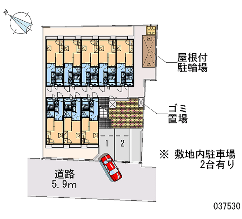 レオパレス神港 月極駐車場