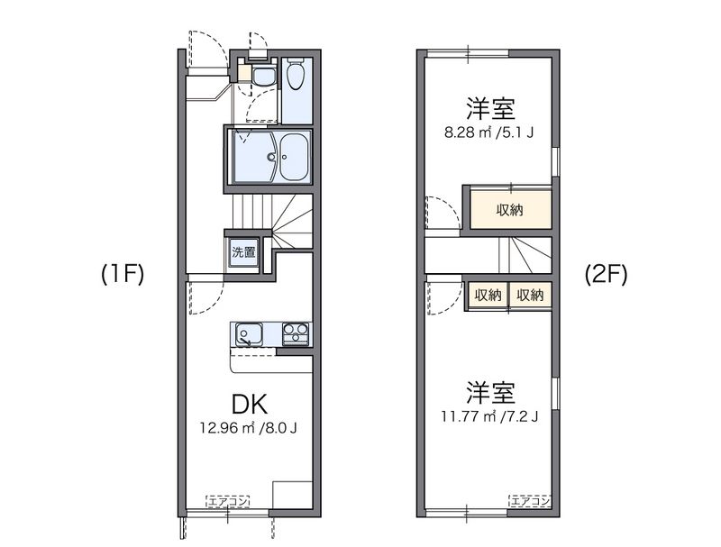 レオパレスＫａｎａｙａ 間取図