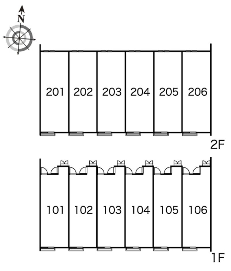 レオネクストイチ　イチ　ニ 間取配置図