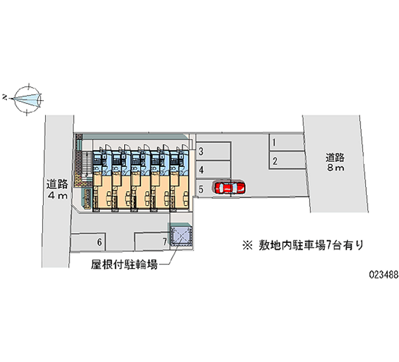 レオパレス栄町 月極駐車場