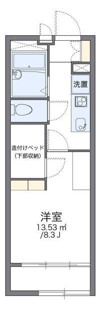 レオパレスきじの里Ｇ 間取り図