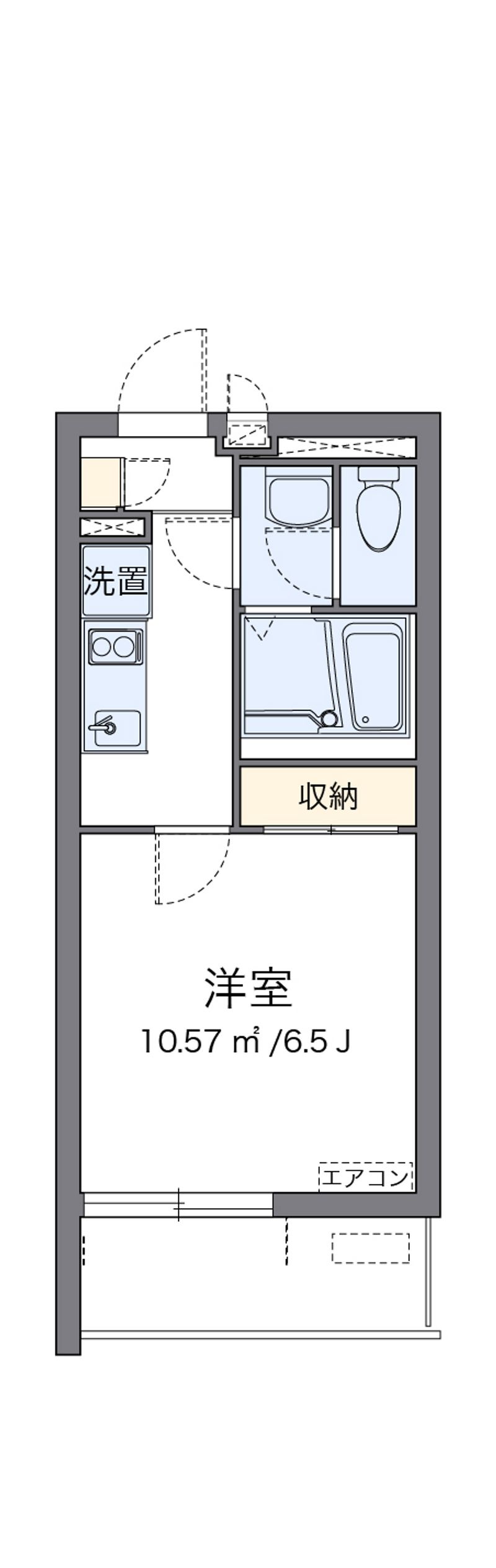 クレイノＴＡＫＡ　ゼータ 間取り