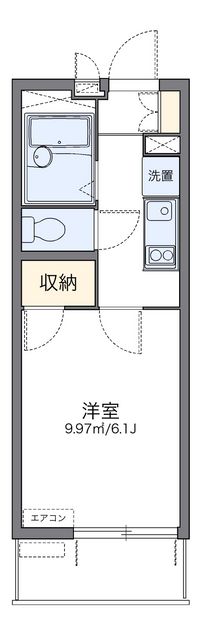 レオパレスエクセルケンＦｏｕｒ 間取り図