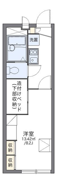 レオパレスＫＡＭＥＬＥＯ 間取り図