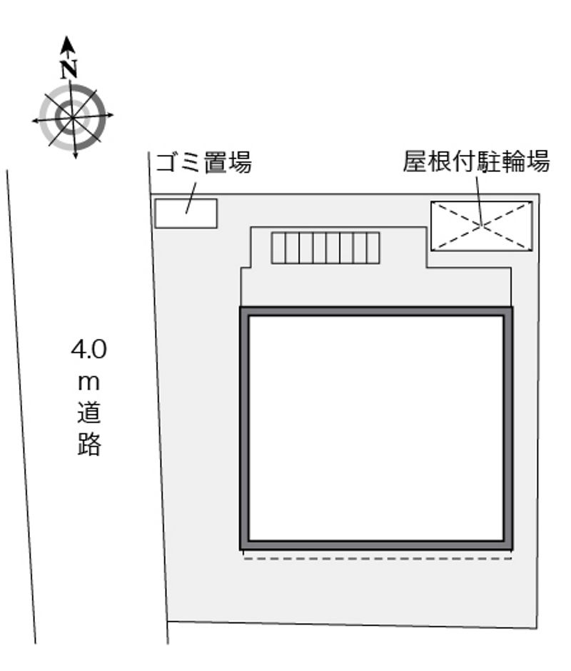 レオパレス参丁目 配置図