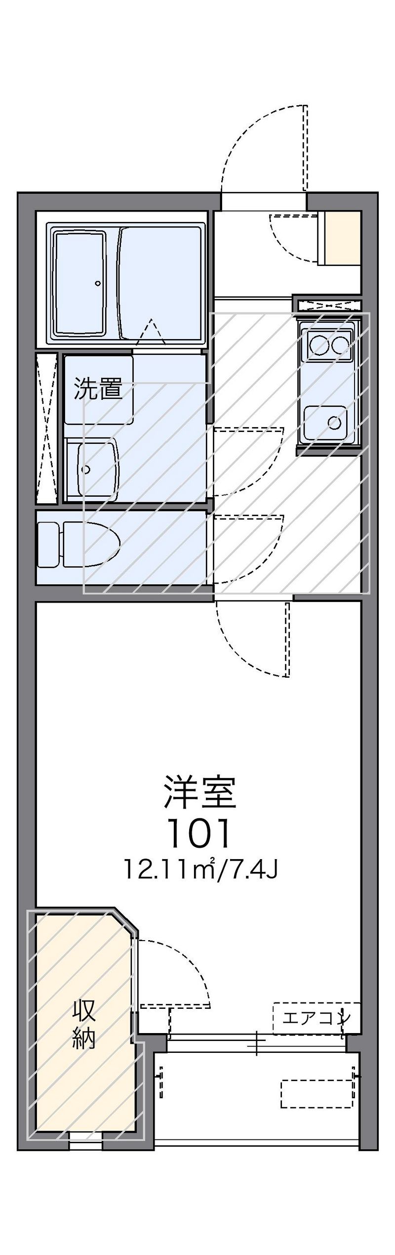 レオネクストラフテル 間取図
