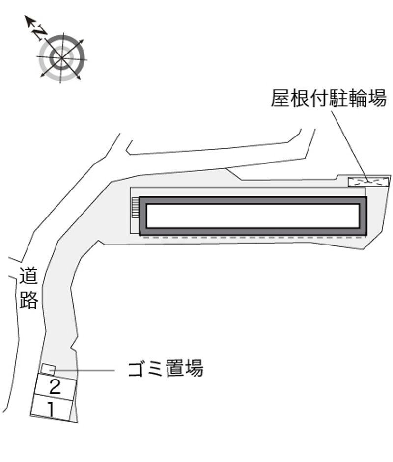 レオパレス牛田南 共用部分