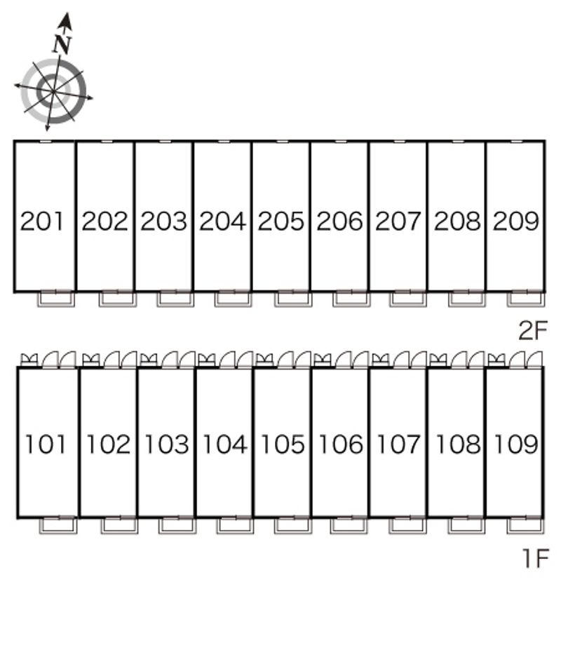 レオパレスＳＡＫＵＲＡ 間取配置図