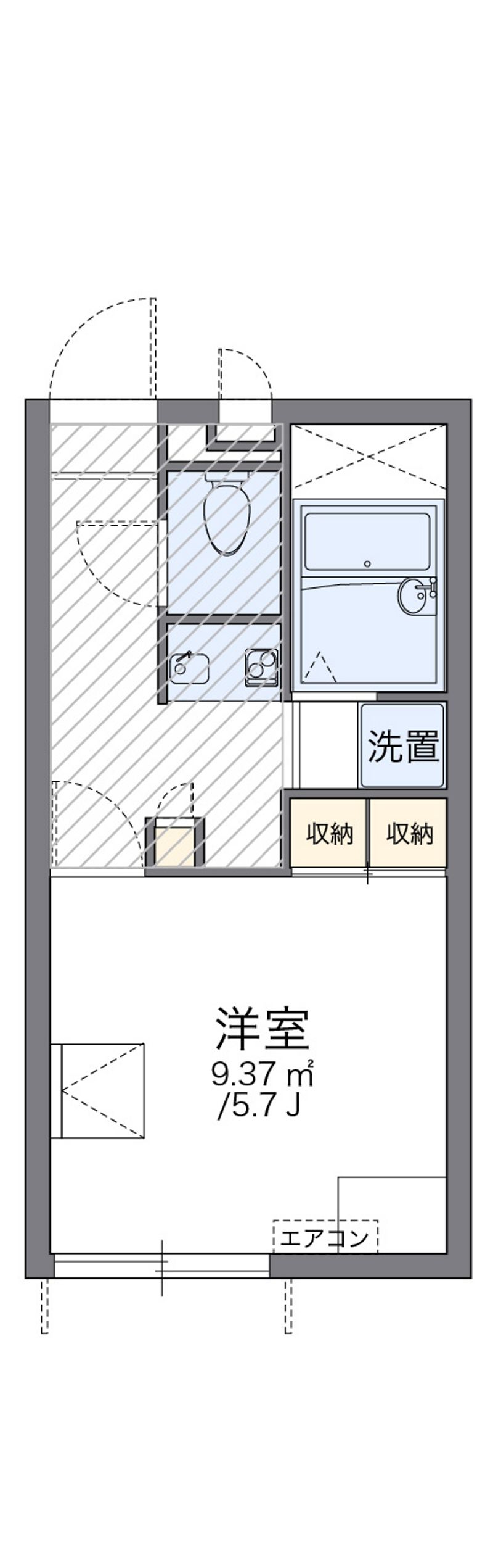 レオパレスＫ＆Ａ 間取図