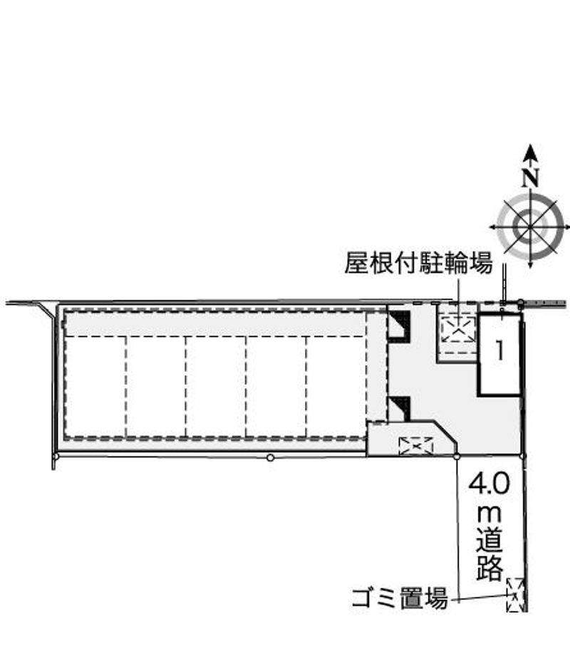 レオパレス南１０条 配置図