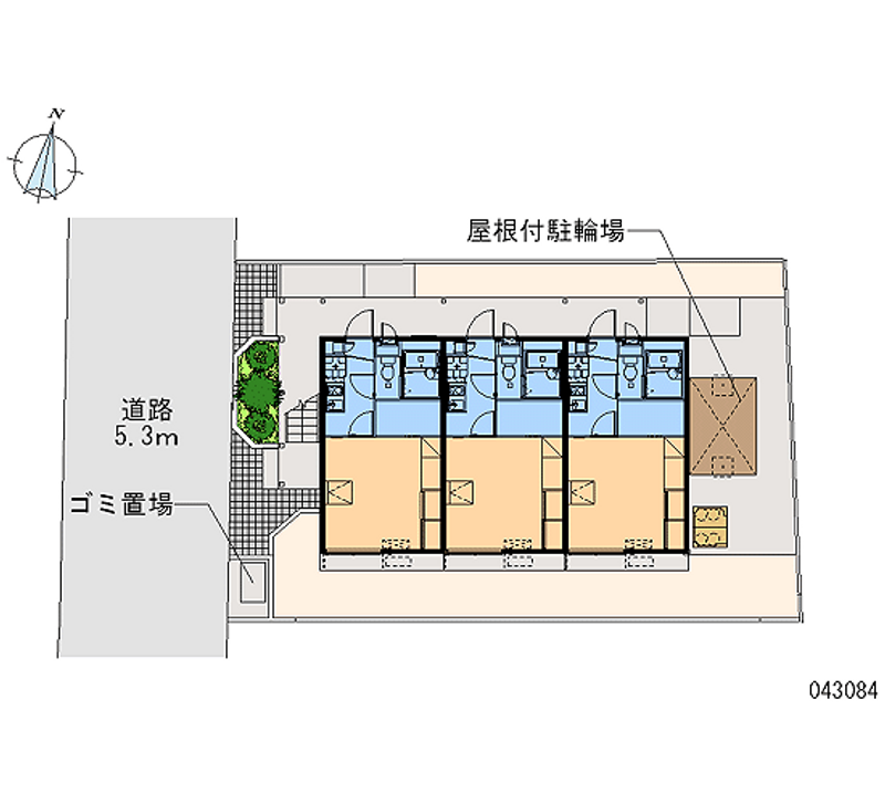 レオパレスドミール柏 区画図