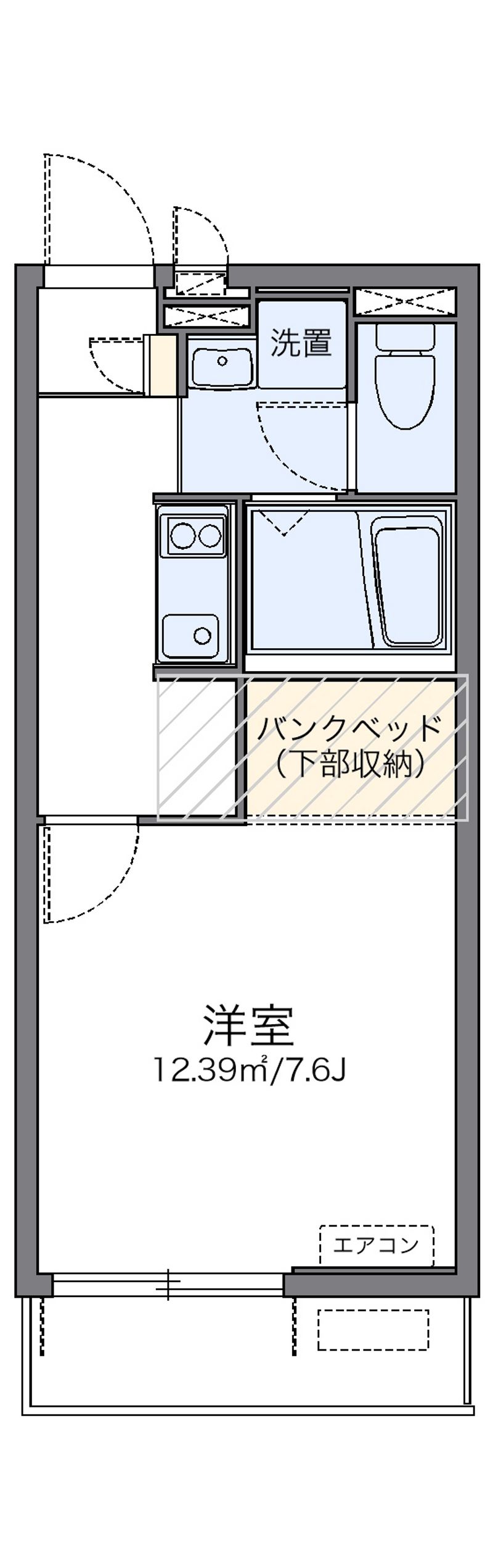 レオネクストメルベーユ　稲毛台 間取り