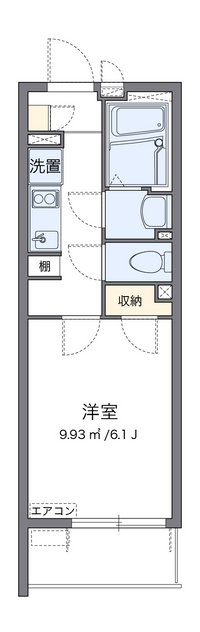 クレイノホワイトパレス２３ 間取り図