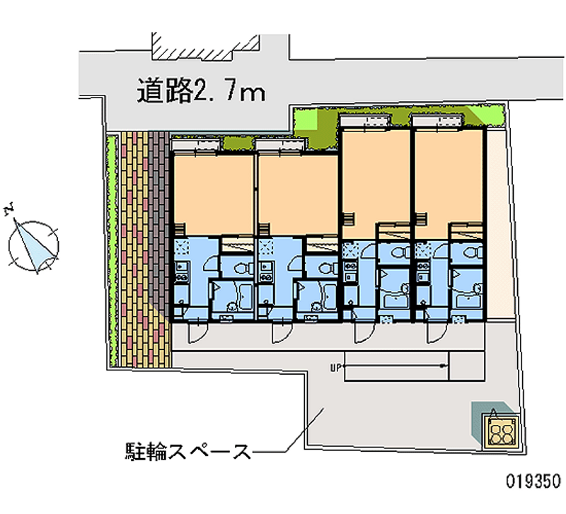 レオパレス鳴尾浜 区画図