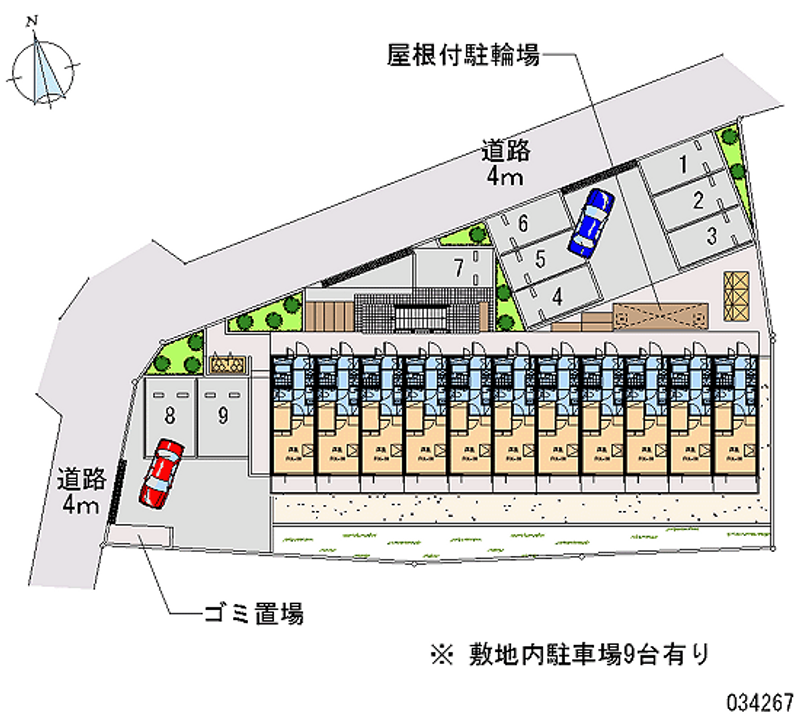 レオパレスＷＡＫＯ　３　　 月極駐車場