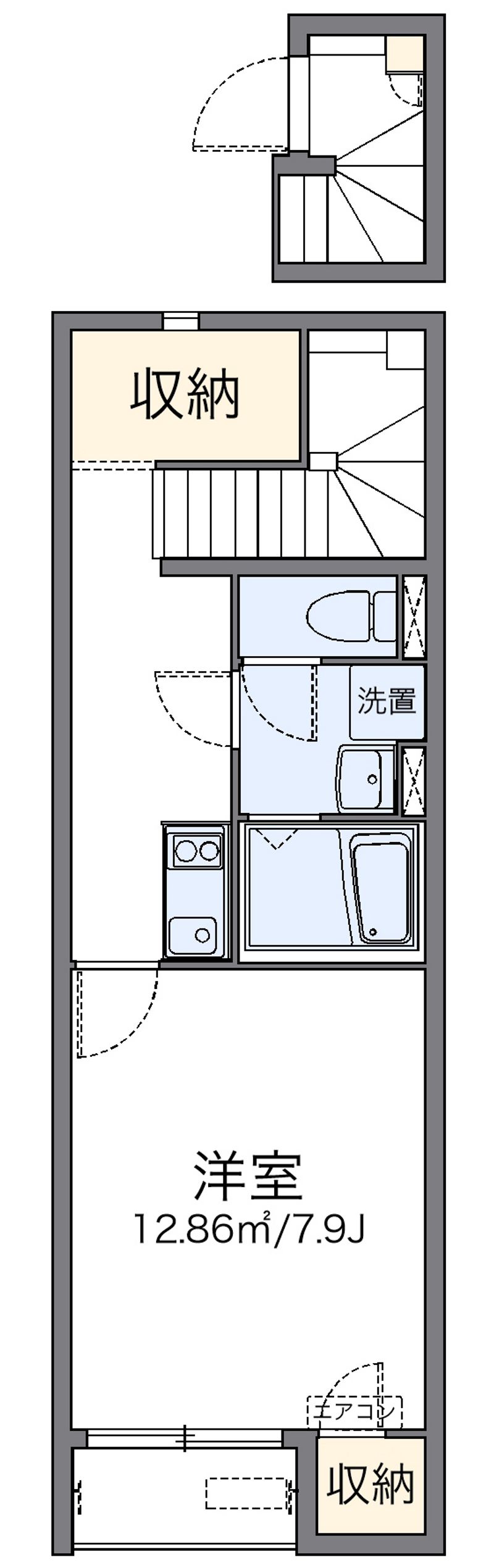レオネクストＫＡＴＳＵＲＡⅡ 間取図
