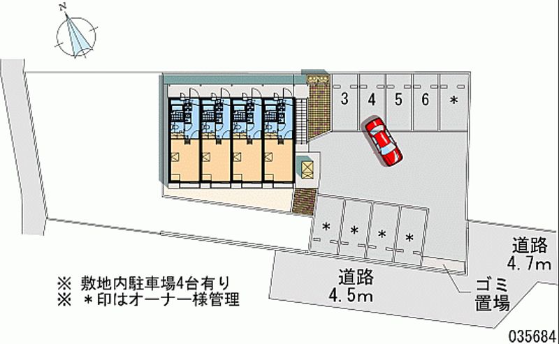 35684 Monthly parking lot