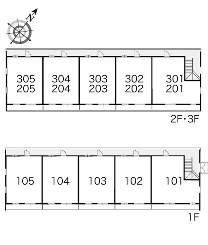 レオパレスサーナ 間取り配置図