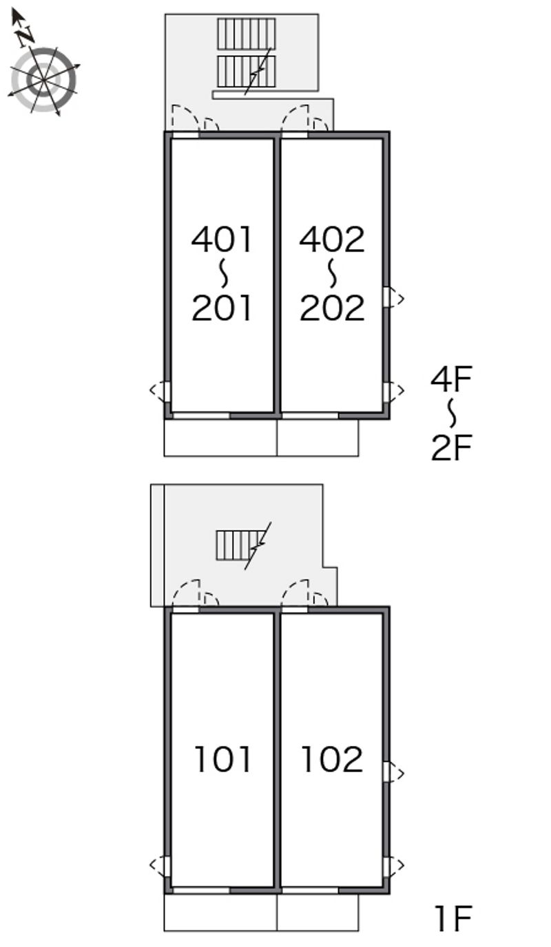 レオネクストドミールメディオ 間取り配置図