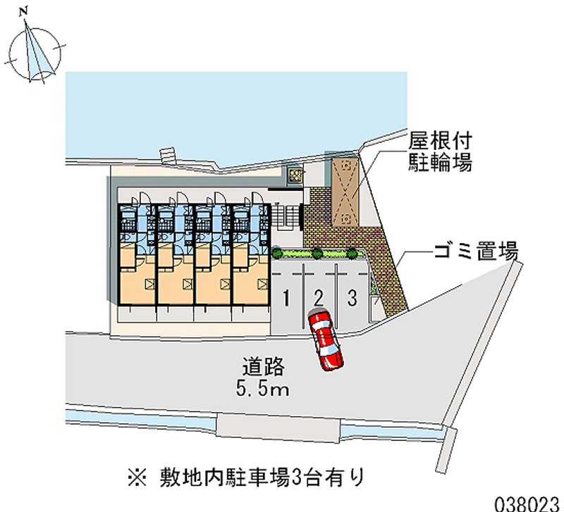 レオパレスヤノ 区画図