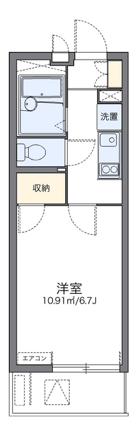 レオパレスＴＦ　ｏｎｅ 間取り図