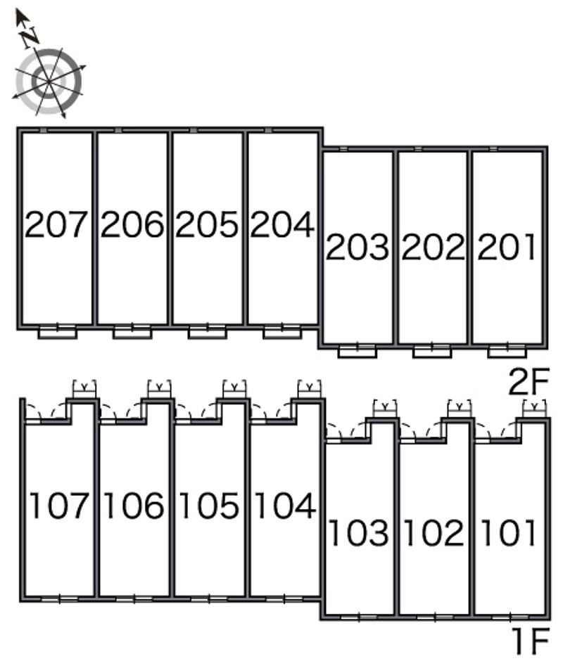 レオネクストＣｏｍｆｏｒｔ松風 間取り配置図