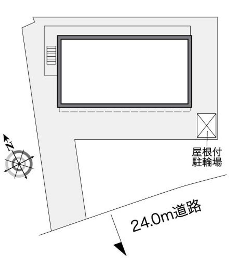 レオパレスベル池上参番館 配置図