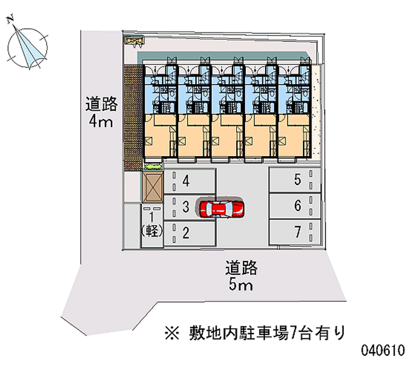 レオパレス光 月極駐車場