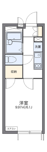 レオパレスクリエイトコーポ２ 間取り図