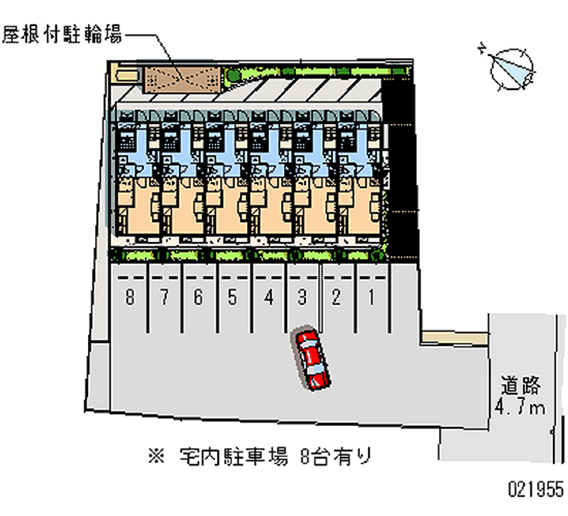 21955 Monthly parking lot