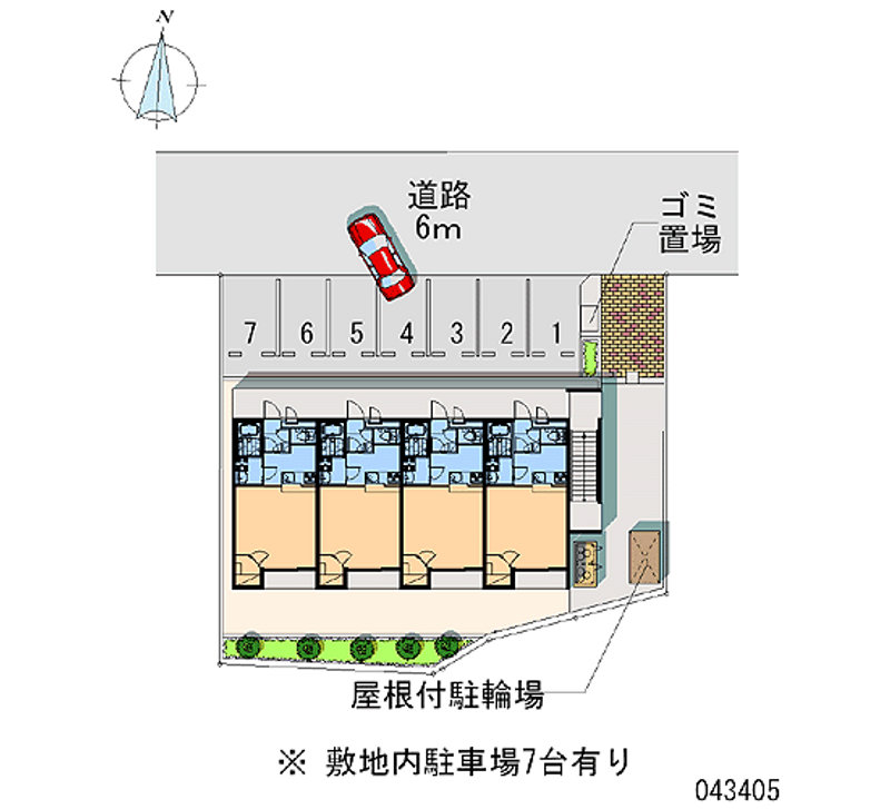 43405 Monthly parking lot