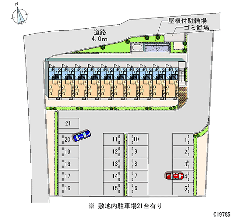 レオパレスＪＯＨＮＡＮ 月極駐車場