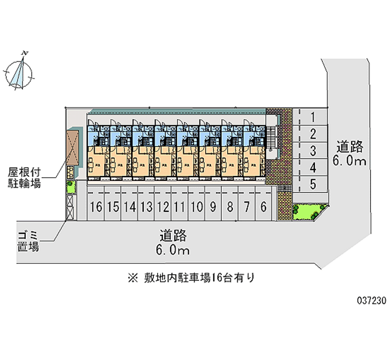 レオパレスいまりヴェール 月極駐車場