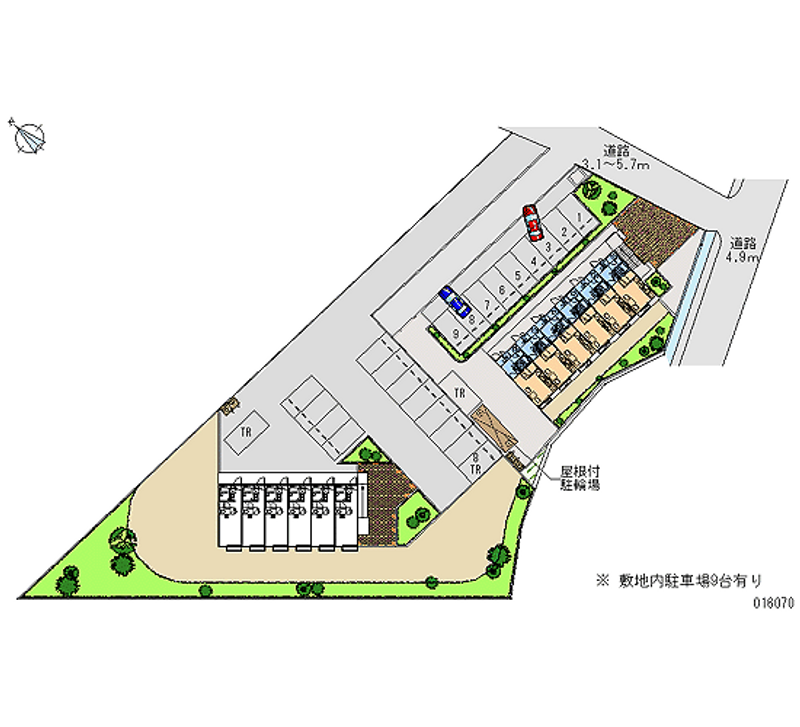 16070 Monthly parking lot