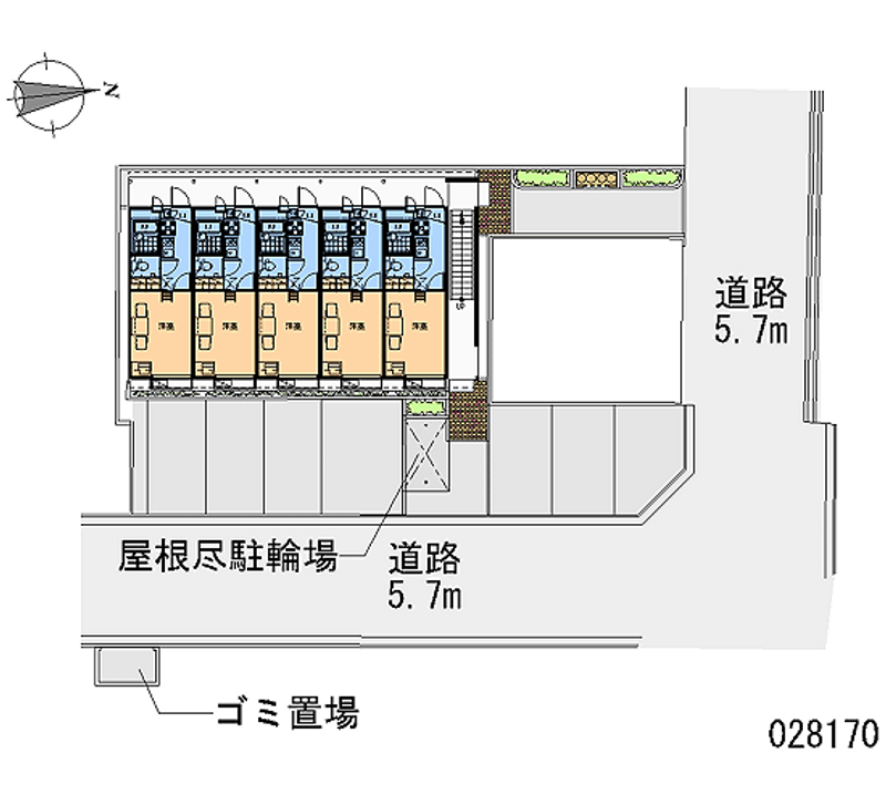 レオパレスプロスパ 区画図