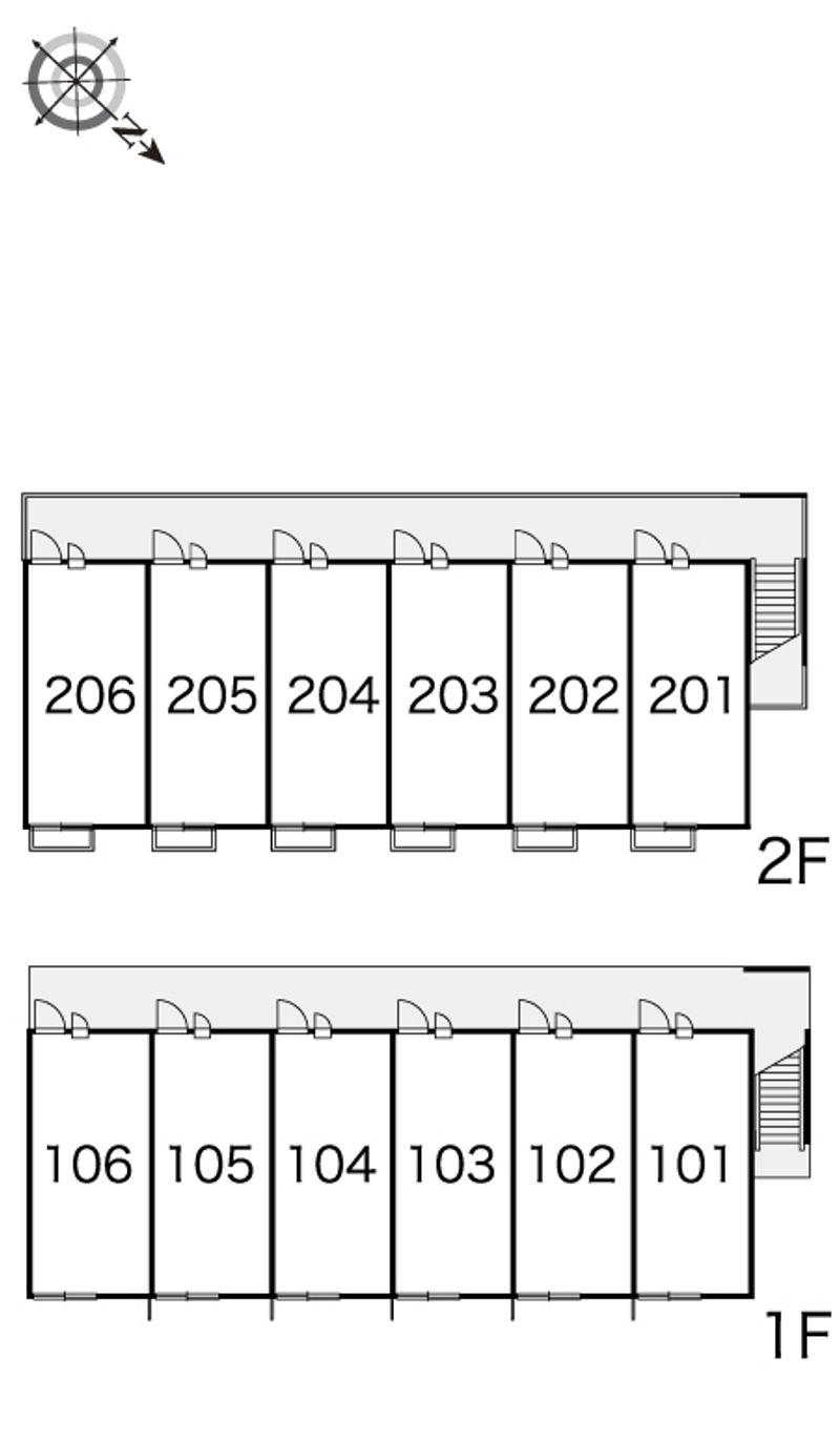 レオパレスシーサー 間取配置図