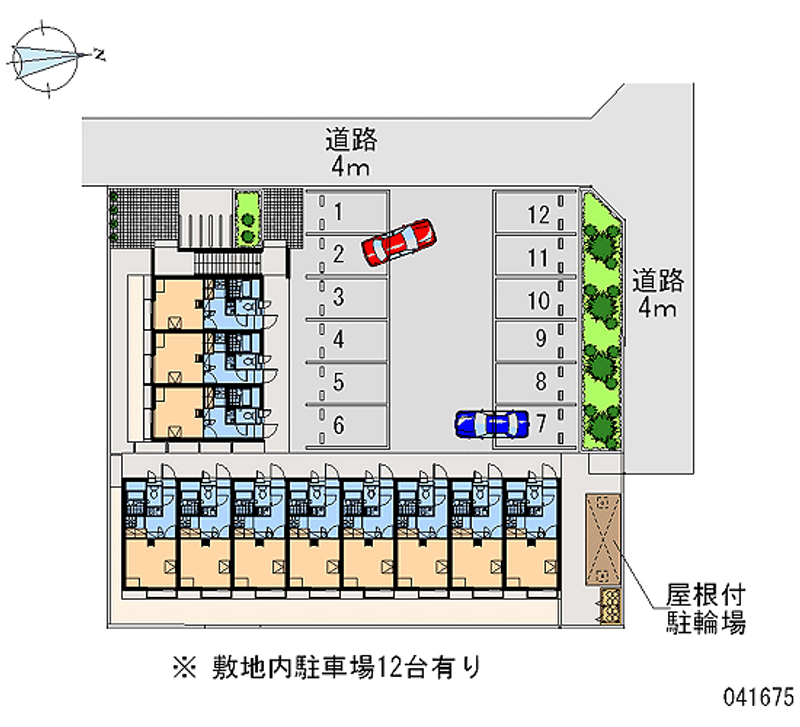 41675 Monthly parking lot