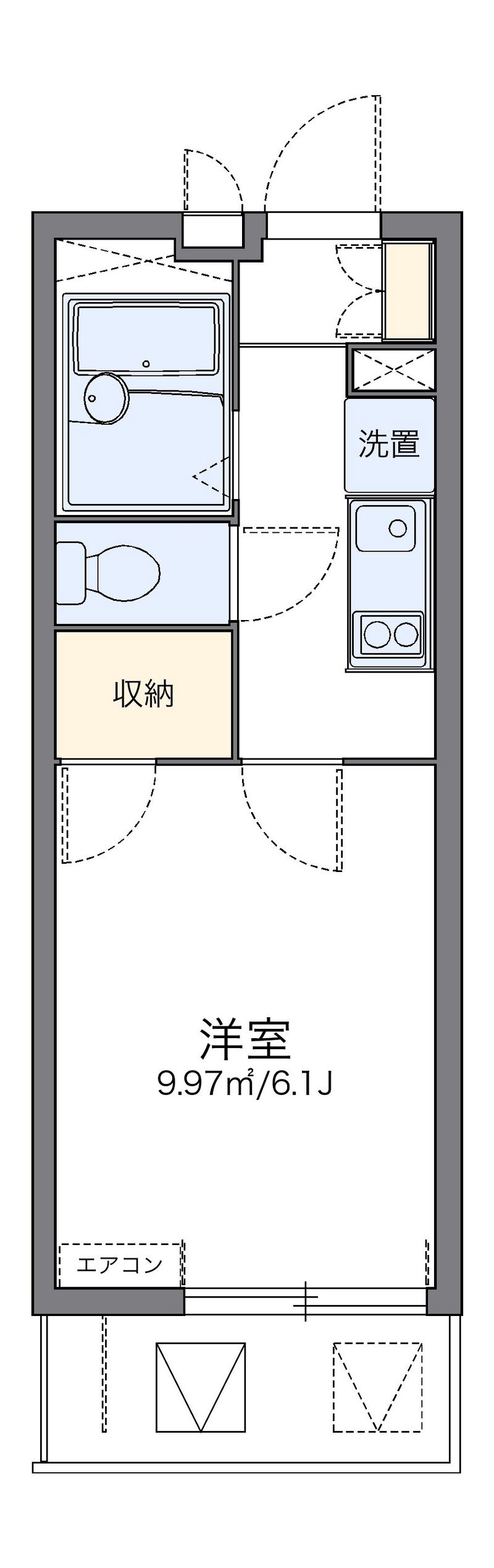 レオパレスグランディール 間取り