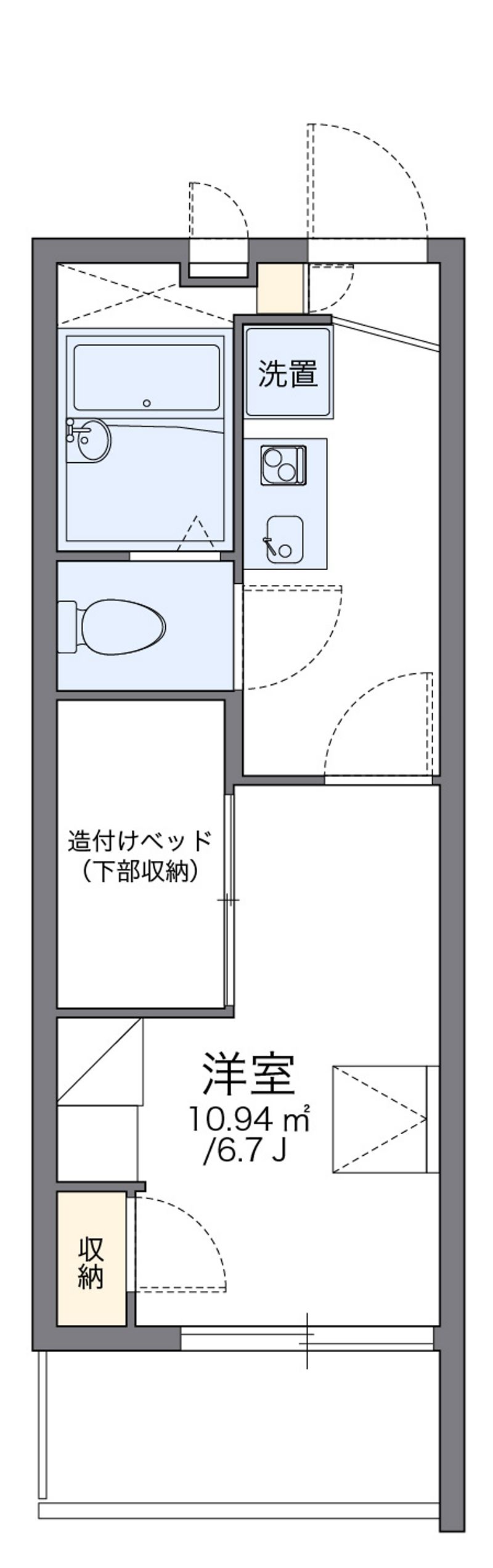 レオパレス洛南 間取図