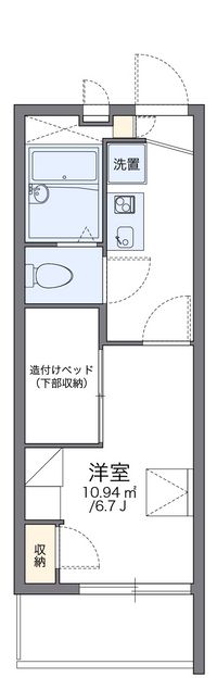 レオパレス洛南 間取図