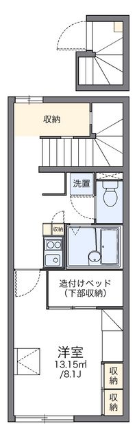 レオパレスグラン　シャリオⅠ 間取り図