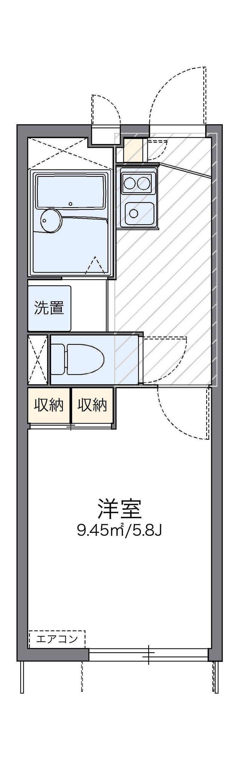 レオパレスＳＵＤＡＯ　２１ 間取図