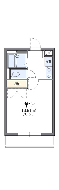 レオパレスＭｉｌｋｙ　Ｗａｙ 間取り図