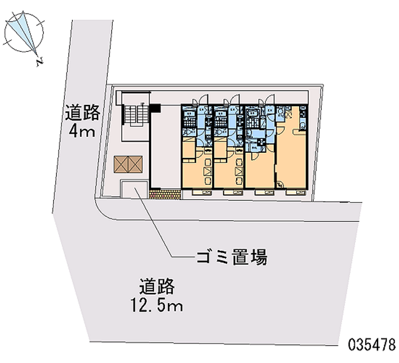レオパレス山幸 区画図